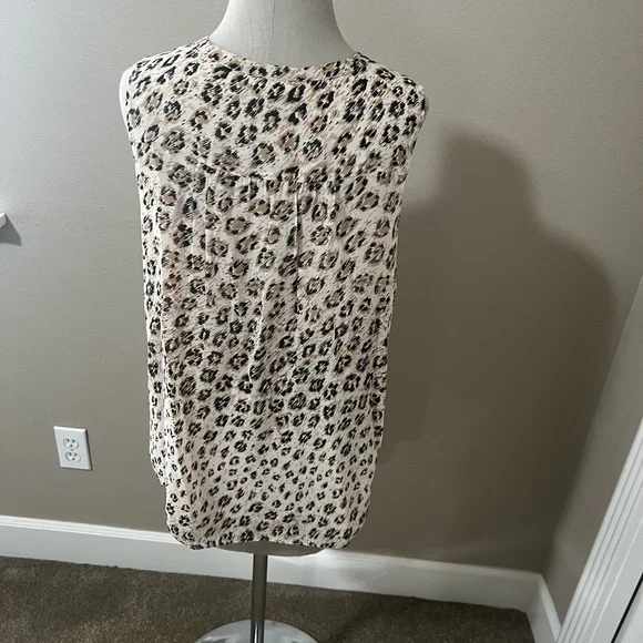 Leopard print Joie tank - Picture 4 of 8